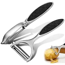 Pelapatate Julienne 3 In 1, Pelapatate Per Frutta E Verdura Pelapatate Con Impugnatura Antiscivolo Ideale Per Sbucciare Patate Carote E Vari Tipi Di Frutta E Verdura 94267215