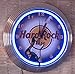 Produktbild NEONUHR NEON CLOCK - HARD ROCK CAFE GITARRE WANDUHR BELEUCHTET MIT BLAUEN NEON RING-ERHÄLTLICH AUCH MIT ANDEREN NEON FARBEN-SIEHE BILDER!