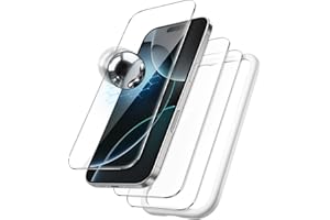 JETech Nietłukący Ochraniacz Ekranu dla iPhone 16 Pro 6,3 Cala, 9H+ Szkło Hartowane Klasy Wojskowej Film z Łatwa Instalacja Narzędzie, Przyjazny dla Etui, HD Przejaśniać, 3 Sztuki