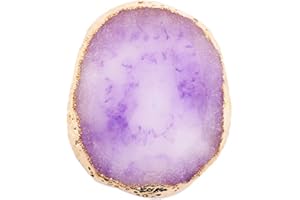 TEOYALL Harz Nagel Kunst Palette Nagellack Farbmischpalette Nagelmalerei Display Fach Nagel DIY Zubehör (Lila)