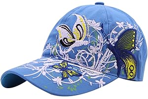 Belsen Mädchen Schmetterlings-Stickerei- Vintage Baseball Cap Snapback Trucker Hat