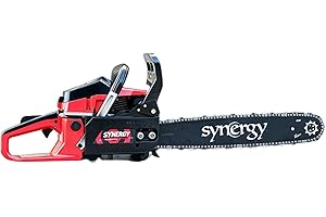 SYNERGY PROFESSIONAL LIFE Synergy Motosierra Gasolina 65cc 3,9CV – Espada 45cm – Motor 2 Tiempos de Alto Rendimiento – Sistema Easy Start, Antivibración Silent Blocks y Lubricación Automática