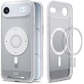Spigen iPhone Air ile Uyumlu MagSafe Kılıf Ultra Hybrid Mag Fit Classic Sararmaya Dayanıklı G&uuml;m&uuml;ş Şeffaf Kapak - ACS10060 (Sp