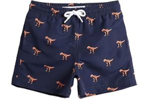 MaaMgic Costume da Bagno Pantaloncini da Bagno Estivi per Ragazzini Bambini Foderate in Rete Asciugatura Rapida Multi Colori