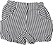 SOSOOKI Baby Girl's High Waisted Bubble Short Black Size 0 6-12 Months