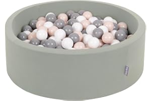 KiddyMoon 7 cm rund babybollspool tillverkad i EU