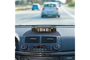 NOPNOG Moniteur de pression des pneus TPMS avec capteur externe et écran LCD numérique