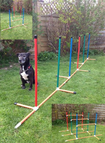 freestanding-colourful-6-dog-agility-weave-poles-which-convert-into-3-dog-agility-training-jumps-due-to-amazons-new-postage-policy-we-can-only-post-this-item-to-mainland-uk-England-Wales-and-Scotland-