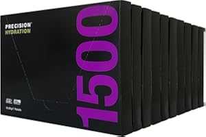 Precision Hydration Electrolyte Drink - All Natural Multi Strength Electrolyte Powders (10 Boxes (80 Packets), 1500mg/l - Purple Packet)