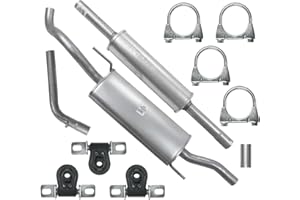 GENERIC Polmo Schalldämpferset Auspuffanlage Auspuff für VW Golf 3 III Cabrio, Schrägheck 1.4 1.6 1.8 1.9 D