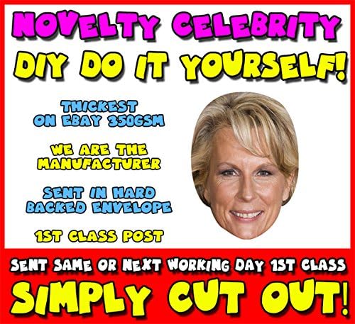DIY - Do It Yourself Face Mask - Jennifer_saunders Celebrity Face Mask