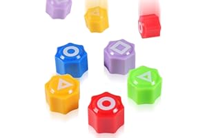 Qooloo Juego Tradicional Coreano,Juego Coreano de Calamar,Juego clásico de coordinación de Ojos de Mano, Juego de Piedras (10 Piezas) ﻿