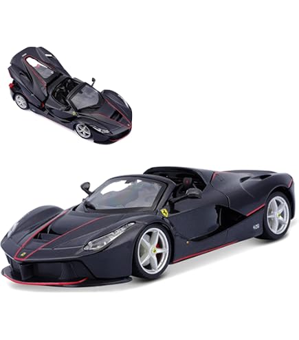 HTLNUZD Bburago 2023 1/43 296 GT3 Coche de carreras de aleación para Ferrari 296 GT3 vehículos de lujo fundidos a presión para adultos, modelo coleccionable
