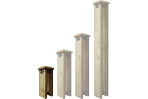 Premier Garden Supplies Concrete Post Extenders (2-WAY STRAIGHT) W.100mm x D.100mm x Height 1ft (30cm) Designed for Flat or B