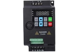 YANMIS Inverter, SKI780 Mini VFD V/F Convertitore di frequenza variabile vettoriale corrente per apparecchiature tessili motore(220VAC 2.2kW)