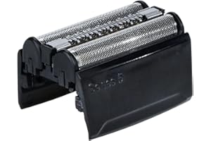 Scherkopf für Braun Series 5, Mellbree 52b Scherkopf für Braun Elektrorasierer S5 Ersatzkopf Kompatibel mit Braun 5020S, 5030S, 5040S, 5147s, 5025, 5035, 5195, 5050CC, 5070CC, 5145s, 5148, 5748 usw.
