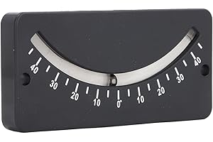 Candeon Inclinómetro De Bicicleta, Clinómetro De Tubo Medidor De Pendiente del Manillar, Inclinómetro De -40 A 40 Grados para Medición De Microángulo Horizontal