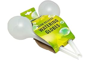 DIVCHI Green Life Lot de 4 globes d'arrosage automatique en PVC pour petites plantes et fleurs