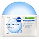 NIVEA 3'&uuml; 1 Arada Canlandırıcı Makyaj Temizleme Mendilleri (25 Adet), Normal ve Karma Ciltler, Y&uuml;z ve G&ouml;z i&ccedil;in, Suya Dayanıkl