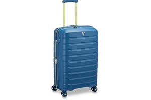 RONCATO B-flying Move Valigia Trolley Medio 68 cm, espandibile con zip e con sistema di chiusura TSA - Blu Laguna