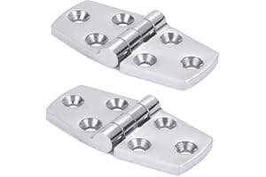 9Tong Marine Monture Charnières de Porte Acier Inoxydable Charnière de Bateau de Trappe Matériel À toute épreuve Charnière de bateau Plateforme Cabinet SUS316 2pcs 38 mm x 76 mm