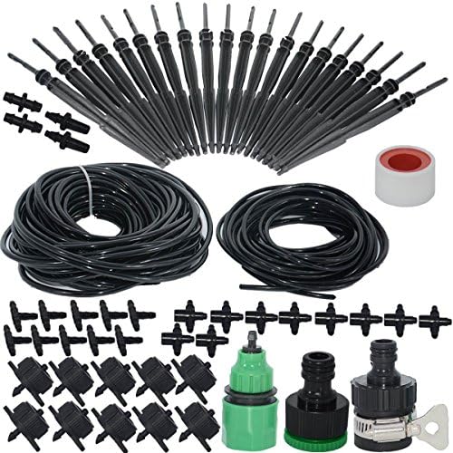Drip Irrigation Stakes System for Self Watering Hanging Flower Planters Vertical Garden Indoor Outdoor