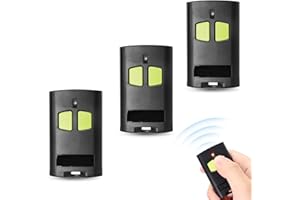 Garagentoröffner Fernbedienung 433,92MHZ Handsender Kompatibel Mit BENINCA to.GO 2VA 4VA 2A 4A,Schwarz, 3 Stück