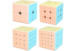 FunnyGoo MoYu Cuing Classroom Mofangjiaoshi MFJS Meilong Macaron Series Cube (2x2+3x3+4x4+5x5)