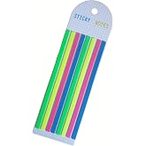 Ezoshop Şeffaf Renkli Yapışkan Not Kağıtları Defter Yer İmleri Etiket Ayra&ccedil; Sticky Notes Uzun Şeritler (Renk 3)