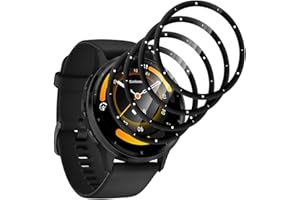 Jaavkkma Pack of 4 Screen Protectors for Garmin Venu 3 45 mm Tempered Glass, Anti-Scratch/HD Transparent Tempered Glass Film, 3D Curved Screen Protector for Garmin Venu 3 45 mm - PMMA Composite