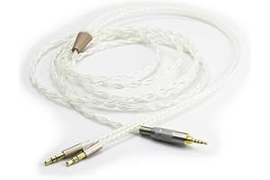 ABLET HiFi-Kabel, 2,5 mm Trrs symmetrischer Stecker auf Dual-3,5-mm-Stecker, kompatibel mit Hifiman Sundara, Arya, Ananda Kopfhörern und für Astell&Kern AK240 AK380 Onkyo, 2 m