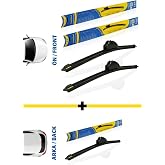 Goodyear Fıat Egea Supermute &Ouml;n Ve Arka 3'l&uuml; Muz Silecek Takımı 2015-2022 Hatchback (650mm 400mm 6