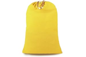 FANCHOSE Laundry Bags Extra Large Heavy Duty, Travel Dirty Clothes Bag for Traveling, Laundry Sack with Drawstring Handles, Home College Dorm Room Essentials, Yellow