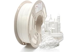 RepRapper PLA Filament 1.75 mm 1KG for 3D Printers 1kg Spool (2.2lbs), Dimensional Accuracy +/- 0.03mm Easy Handling 3D Printing Filament, White PLA
