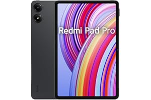 Xiaomi Redmi Pad Pro 8+256GB Graphite Gray with ring holder,Snapdragon® 7s Gen, HyperOS,12.1" 120Hz 2.5K eye care display,10000mAh (typ) large battery, 33W fast charging(UK Version+2year warranty)