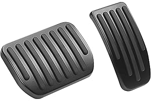 ‎TOPABYTE TOPABYTE Perfomance Pedalkappen für Tesla Model Y und Model 3 2016-2023 2024 Highland Fußstütze Pedal Pedalabdeckungen Bremse Antirutsch Gas und Bremspedalabdeckung (2 Stück/Schwarz)