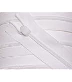 Quesuc Bettwäsche Reißverschlüsse 2-tlg. - 100cm Weiß Mit Spezialschieber