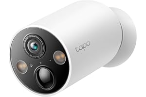 ‎TAPO Tapo C425 Außenkamera Akku, Überwachungskamera aussen mit Magnetische Basis, 2K Auflösung, WLAN, 10000-mAh-Akku, 142° FOV, Kein Hub erforderlich, Unterstützt Solarpanel