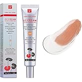 MTUVKGT Color Changing CC Cream SPF 25, Moisturizing &amp; Makeup, 2-in-1, Natural Tone, Light Coverage, Luminous Finish, Daily U