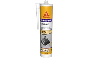 Sikaflex-148 Extreme, Blanc , Colle de fixation élevée à maintien immédiat, multi-supports, mastic-colle intérieur et extérieur, 290ml