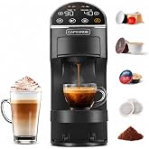 Magician2 5-in-1 Capsule Machine for Nespresso, Dolce Gusto, Lavazza A Modo Mio, ESE 44mm Pads and Coffee Powder, 20 Bar, 140
