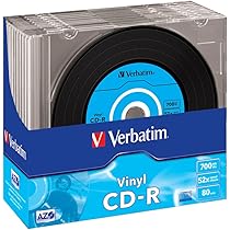 Verbatim Data Vinyl 10 x CD-R 700 Mo 52x Boîtier CD étroit