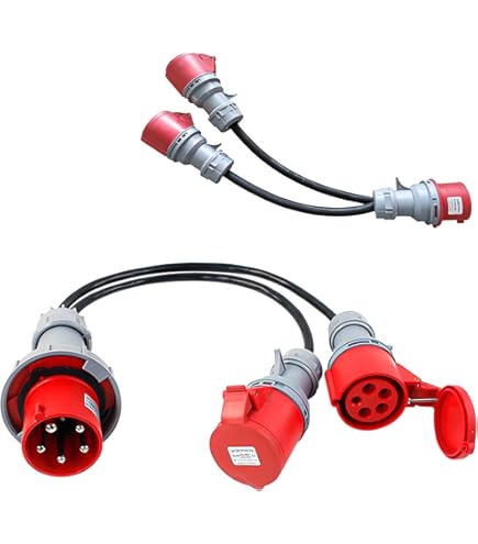 Distributore Corrente Portatile Brennenstuhl - 6 Prese CEE IP44, Cavo 2m | Per Esterno E Cantieri - Foto 5