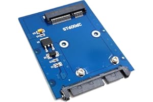 Chenyang, Adattatore per hard disk PCBA, HDD, Tipo sottile mini, Da PCI-E mSATA SSD a SATA 3.0 22 pin da 6,3 cm