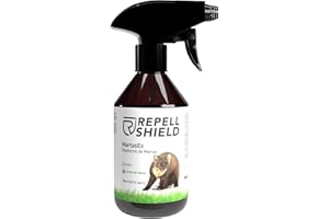 RepellShield Spray Ahuyentador de Topos, Martas y Ratas, 250ml - Repelente de Menta Ideal para Uso en Interior y Exterior - Alternativa Eficaz al Repelente Ultrasonico, Seguro y de Acción Rápida
