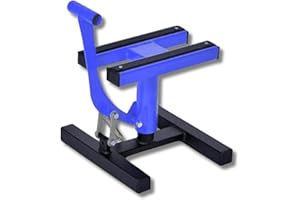 CRUIZER Cavalletto Centrale Blu Alza Moto Motocross Enduro Motard Manutenzione Portata Massima 200 Kg Colori Assortiti (Blu)