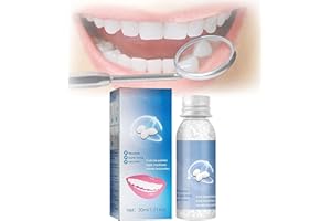 VINXAN Granulés de réparation des dents pour tout le monde, fausses dents malléables, kit de remplissage temporaire de remplacement de dents, kit de remplacement de fausses dents malléables (1 pièce)