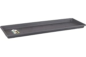 Elho Green Basics podkładka balkonowa 80 - antracyt - na zewnątrz i balkon - Ø 77,3 x wys. 2,4 cm