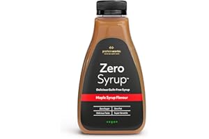 THE PROTEIN WORKS Protein Works - Zero Syrups 425ml | Maple Syrup |Guilt Free Dessert Topping Sauce | Fat Free & Sugar Free | Vegan & Keto Friendly