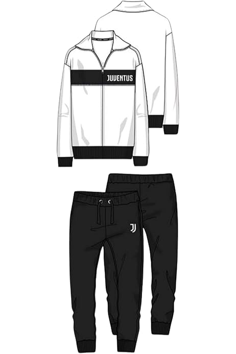 Pigiama Bambino Juventus Hermet - Cotone, Ufficiale, Taglie 18 Mesi-10 Anni - Foto 6